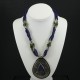 Vintage Sinai Bedouin Genuine Lapis Lazuli And Turquoise Necklace