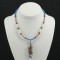 Freshwater Pearl,Rose Quartz And Turquoise Necklace