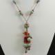 Coral And Turquoise Necklace 