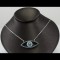 Fashionable Turquoise Eye Shape Necklace
