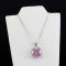 Rose Quartz Round Pendant 